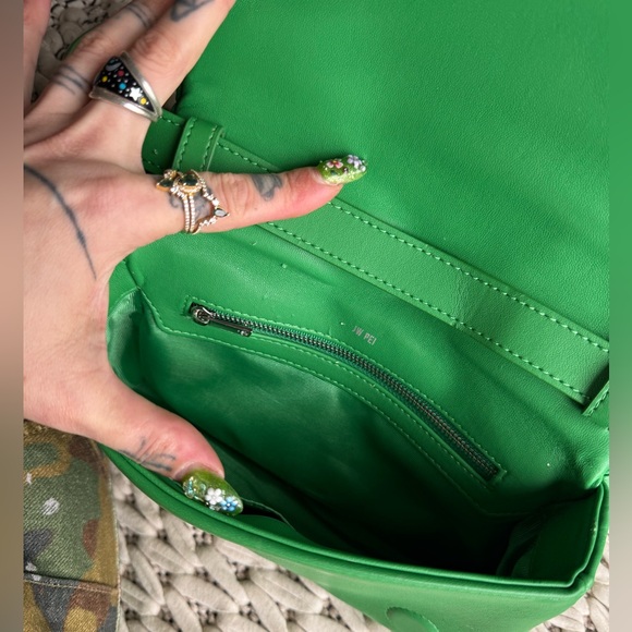 JW PEI Green Quilted Puffy Crossbody Bag - Picture 10 of 15